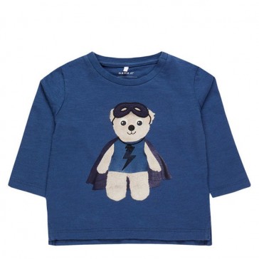 maglietta-neonato-blu-cotone-biologico-superhero-nameit