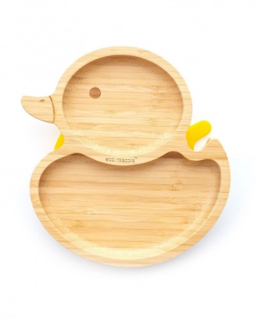 piatto-in-bamboo-eco-rascals-papera-giallo