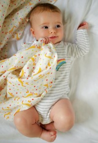 Mussola di Cotone Organico Runner Ducks - Frugi