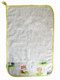 Asciugamani asilo con nome Animali del Bosco