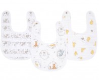 Bavaglini Neonato Aden Anais Winnie The Pooh - set da 3 