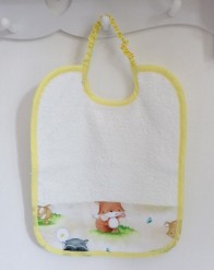 Bavaglino asilo con nome Animali del Bosco