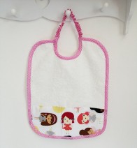 Bavaglino asilo con nome Fatine