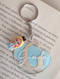 Portachiavi Personalizzato con Nome - Alice nel paese delle Meraviglie