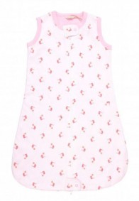 Sacco nanna in cotone organico rosa Bird - Organic Kid