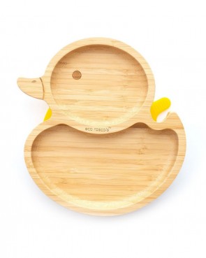 piatto-in-bamboo-eco-rascals-papera-giallo