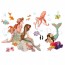 adesivi-per-pareti-bambini-sirenetta-belle-and-boo